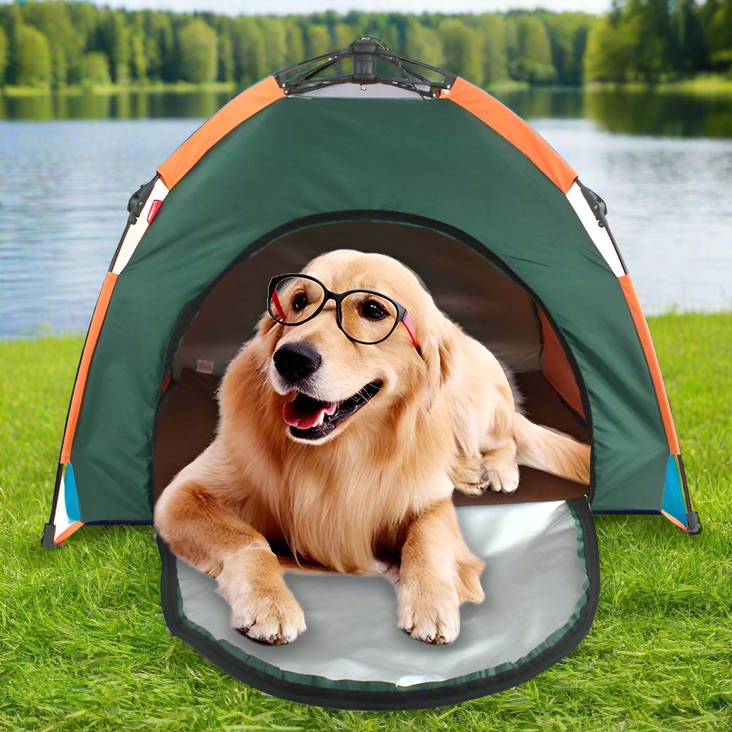 Outdoor Pet Tent. Foldable Tent for Camping. Super Fast and Easy Assemble Pet Tent