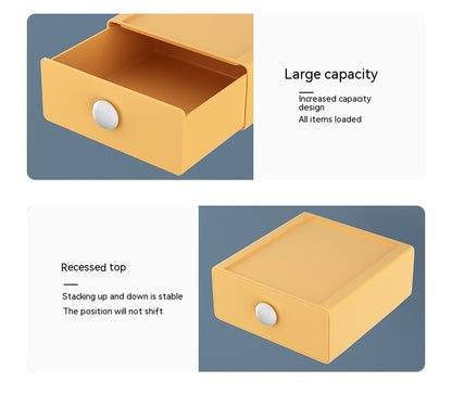 Drawer Desktop Storage Box. Dresser Student Dormitory Storage. Stationery Organizing Storage Rack Artifact