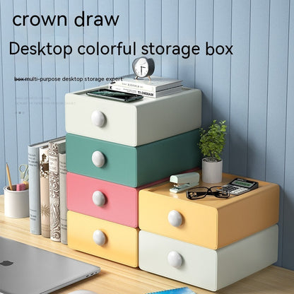 Drawer Desktop Storage Box. Dresser Student Dormitory Storage. Stationery Organizing Storage Rack Artifact