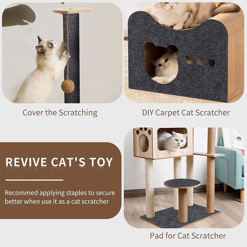 Self-Adhesive Anti Cat Scratch Board Wall. DIY Cats Scratch Board. Sofa Protection Paws Sharpen. Trimmable Pet Products